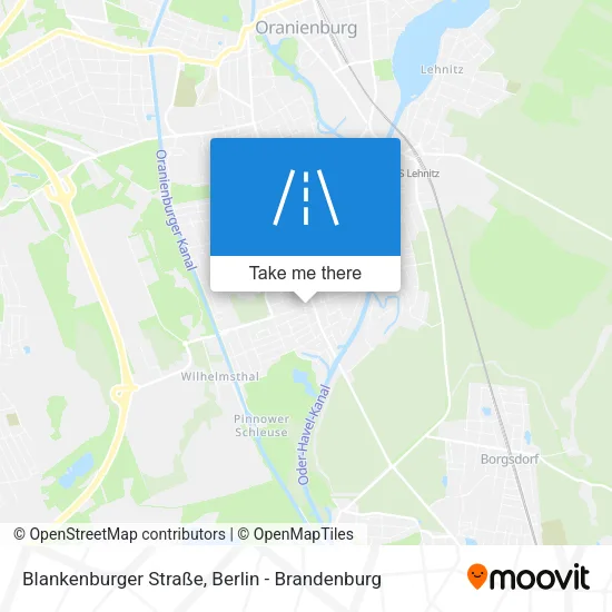 Карта Blankenburger Straße