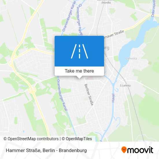 Карта Hammer Straße
