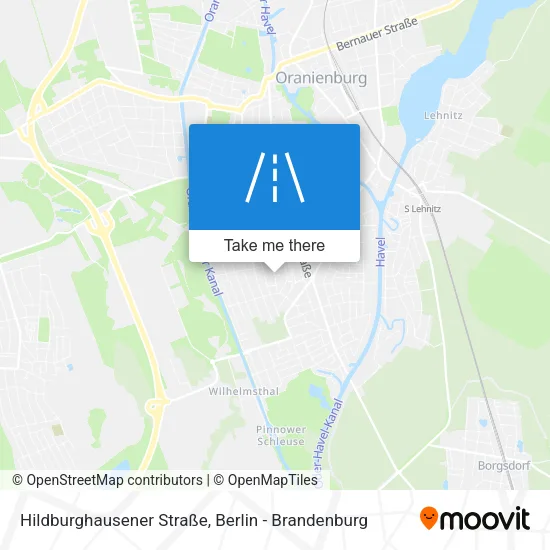 Карта Hildburghausener Straße