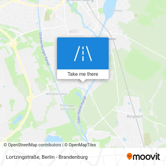 Карта Lortzingstraße