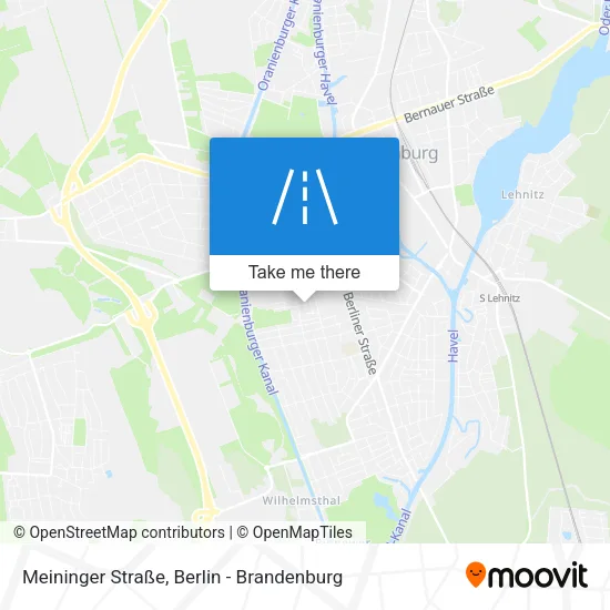 Карта Meininger Straße