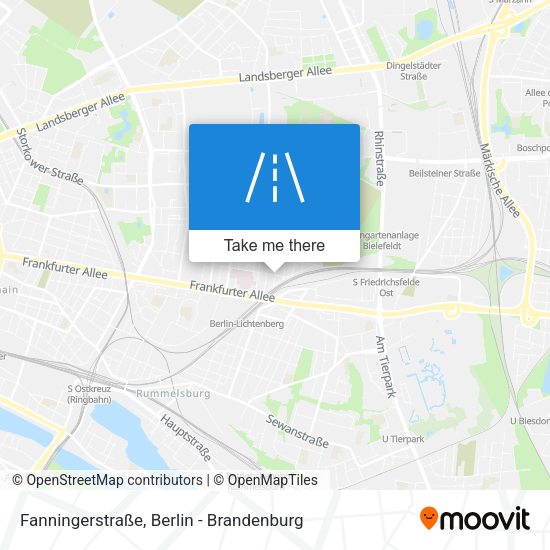 Fanningerstraße map