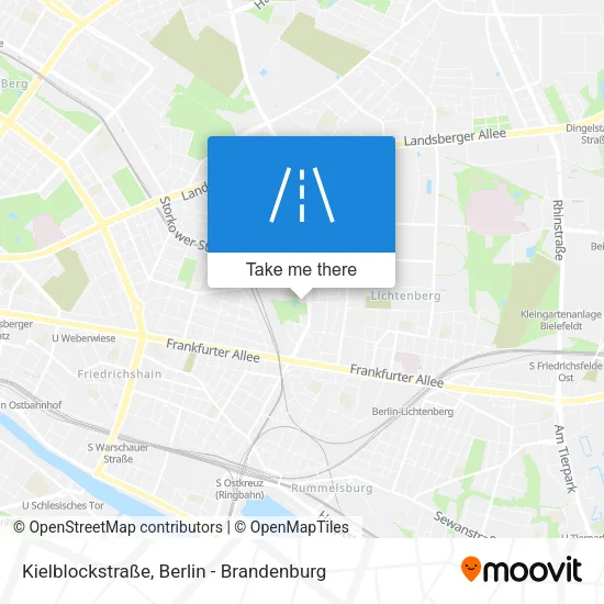 Карта Kielblockstraße