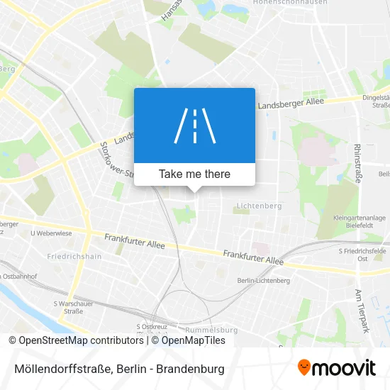 Карта Möllendorffstraße