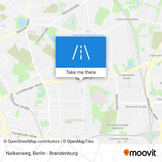 Карта Nelkenweg