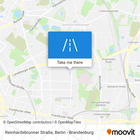 Карта Reinhardsbrunner Straße