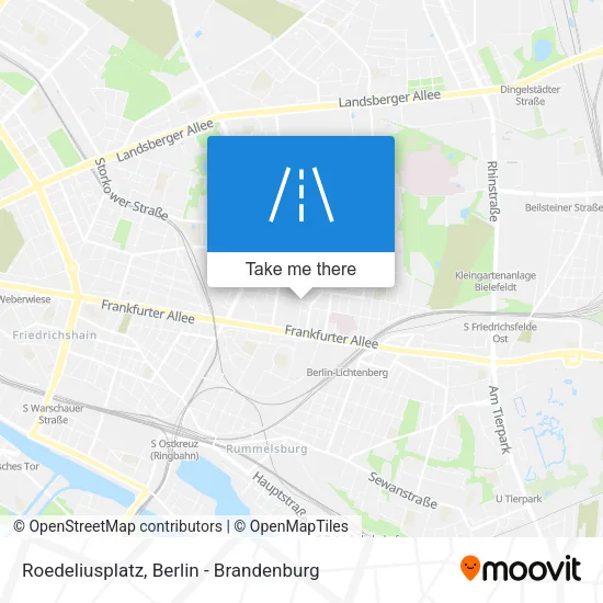 Карта Roedeliusplatz