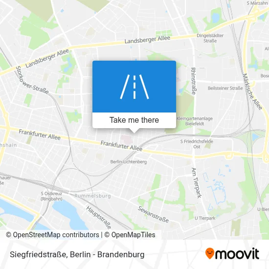 Siegfriedstraße map