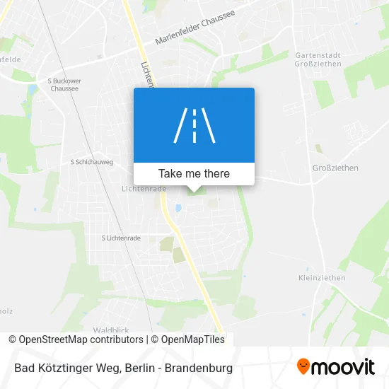 Карта Bad Kötztinger Weg