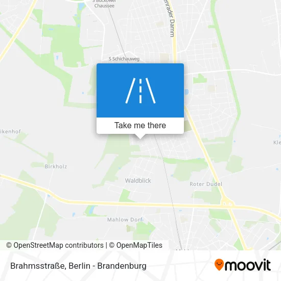 Карта Brahmsstraße