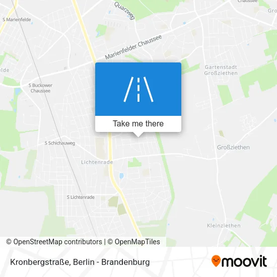 Карта Kronbergstraße