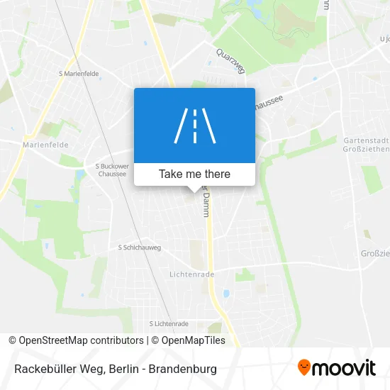 Карта Rackebüller Weg
