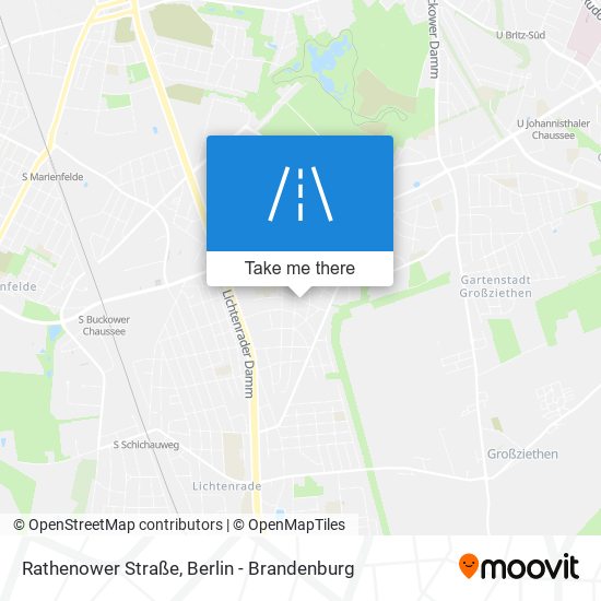 Карта Rathenower Straße