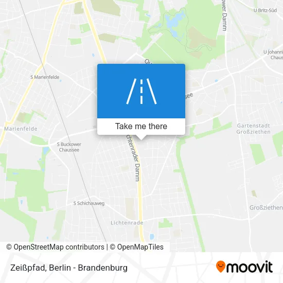 Карта Zeißpfad