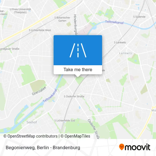 Карта Begonienweg