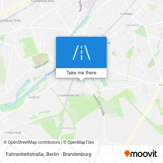 Карта Fahrenheitstraße