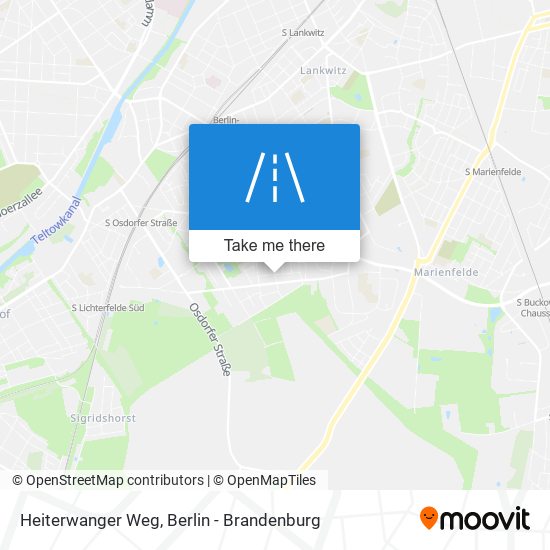 Heiterwanger Weg map