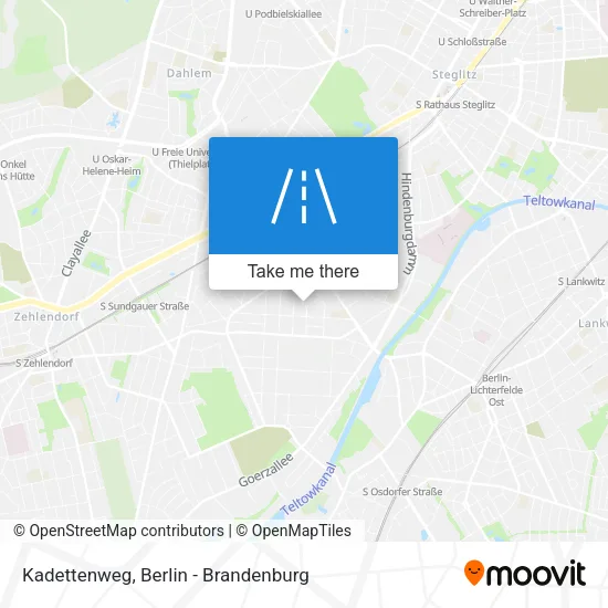 Карта Kadettenweg