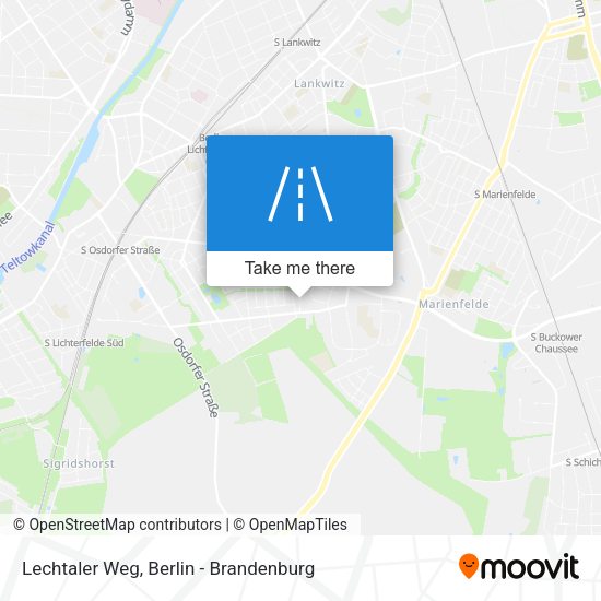 Lechtaler Weg map
