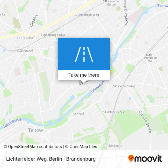 Lichterfelder Weg map