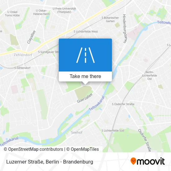 Карта Luzerner Straße