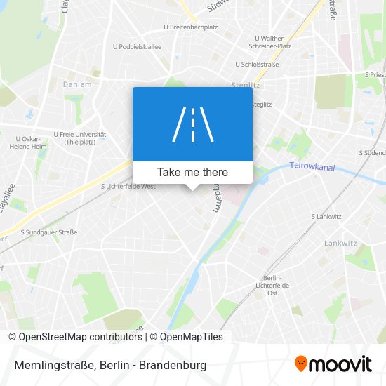 Memlingstraße map