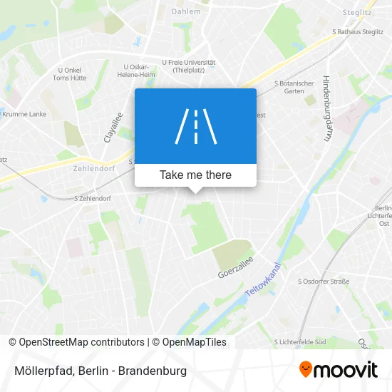 Карта Möllerpfad
