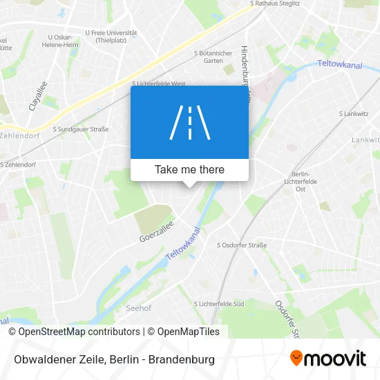 Карта Obwaldener Zeile
