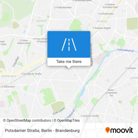 Карта Potsdamer Straße