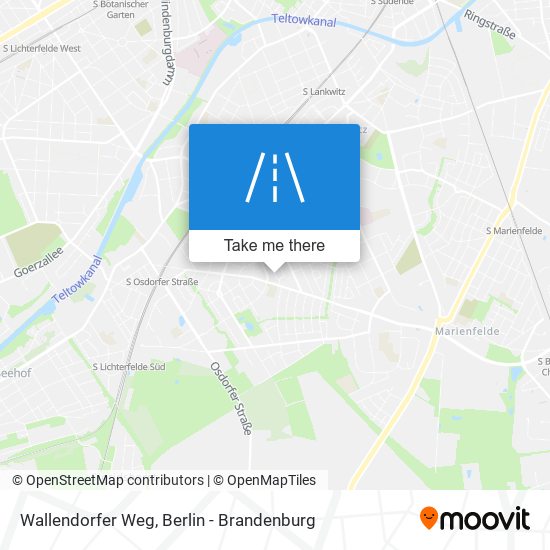 Wallendorfer Weg map