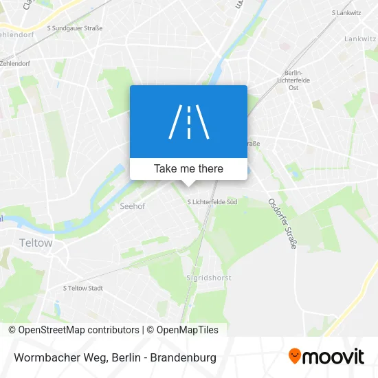Карта Wormbacher Weg