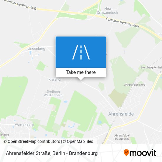 Ahrensfelder Straße map