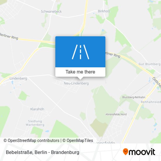 Bebelstraße map