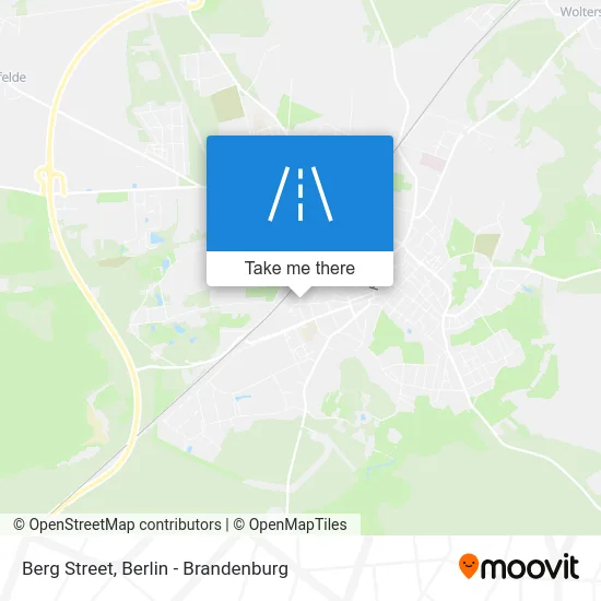 Bergstraße map