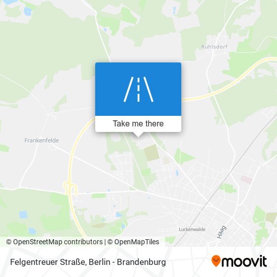 Felgentreuer Straße map