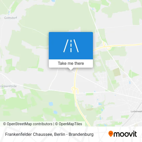 Frankenfelder Chaussee map