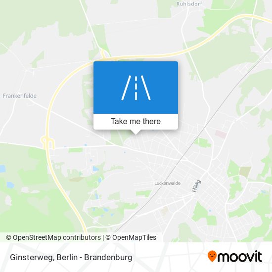 Ginsterweg map