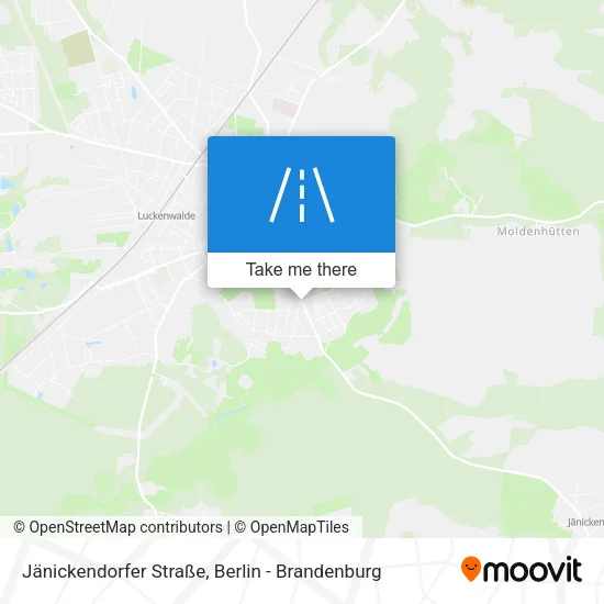 Карта Jänickendorfer Straße