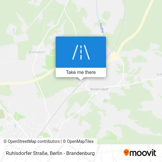 Ruhlsdorfer Straße map