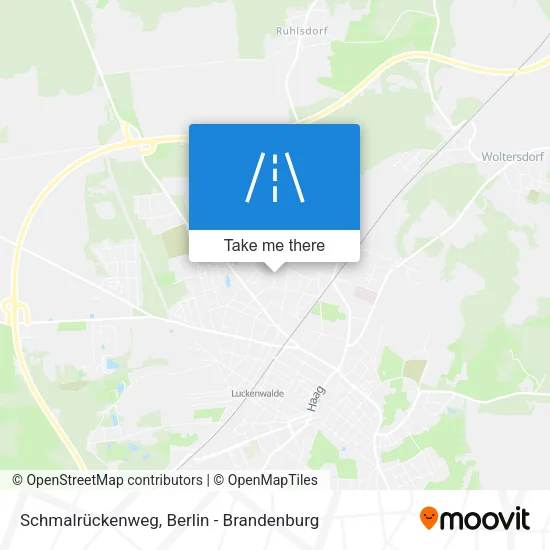 Карта Schmalrückenweg
