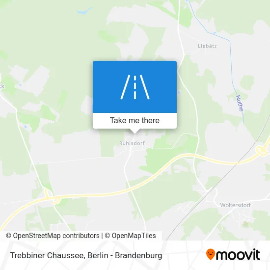 Trebbiner Chaussee map