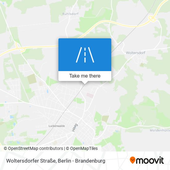 Woltersdorfer Straße map