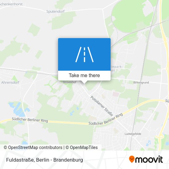 Fuldastraße map