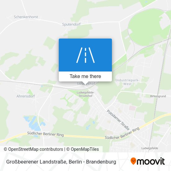 Großbeerener Landstraße map