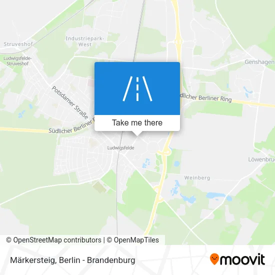 Карта Märkersteig