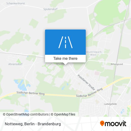 Notteweg map