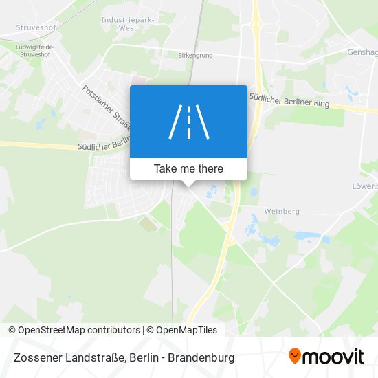 Zossener Landstraße map