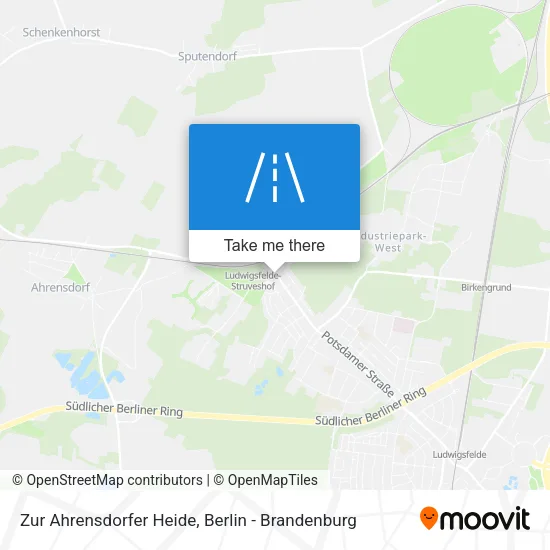 Карта Zur Ahrensdorfer Heide