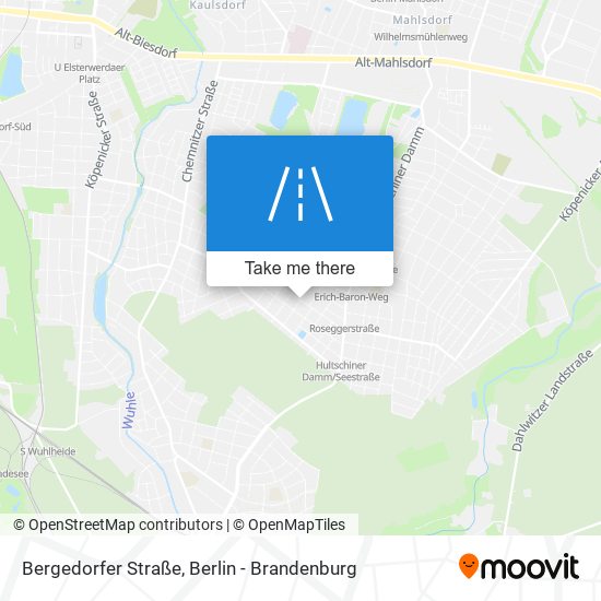 Bergedorfer Straße map