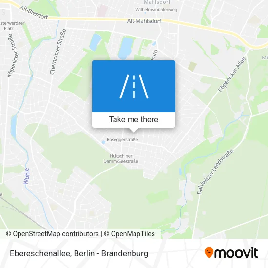 Карта Ebereschenallee